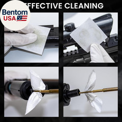 1800/1400/600 Gun Cleaning Patches in Box, 2″ Highly Absorbent Cloth, Lint-Free