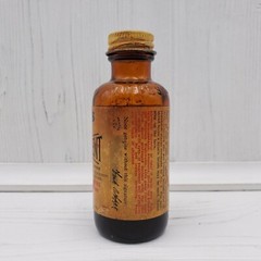 Vintage Hoppe’s Powder Solvent No. 9 2 oz Glass Advertising Bottle