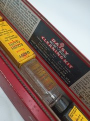 Daisy BB Air Gun Cleaning Kit Red Metal Box With Extras