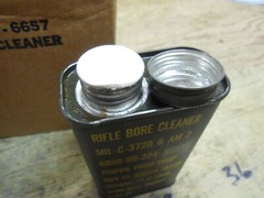 US Army Vietnam War Era Bore Cleaner (8 oz) DSA600-75-C-1660 Dated NOV 1975