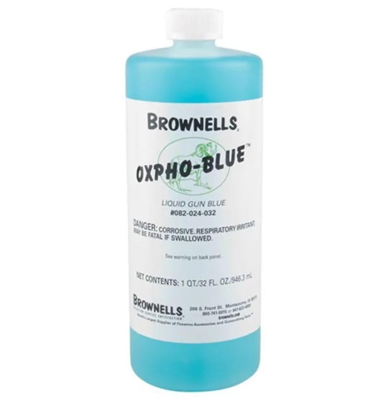 Brownells Oxpho-Blue Liquid Gun Blue, Cold Bluing 32 Fl Oz (Pack of 1)