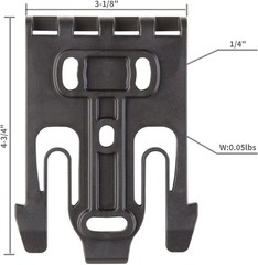 2 Pack QLS Kit, Quick Locking System Kit with Qls 19 and Qls22l for Black