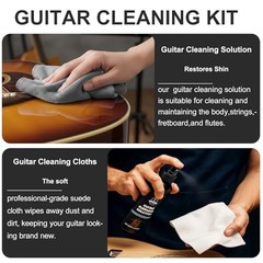 Guitar Cleaning Kit, All-in-One Guitar Maintenance Kit for Guitar Cleaning and