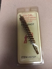 Pro-Shot Benchrest Brush Phos. Bronze Bristles Brass Core .375 Cal