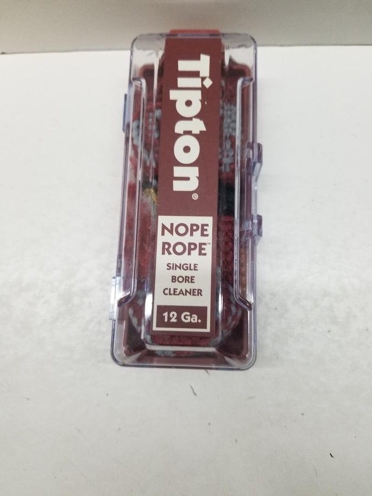 TIPTON NOPE ROPE 12 GA. SINGLE BORE CLEANER NEW