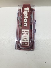 TIPTON NOPE ROPE 12 GA. SINGLE BORE CLEANER NEW