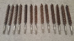 (12) Bore Cleaning Brushes for .270 Caliber 7 mm Guns 270 cal. Rifle