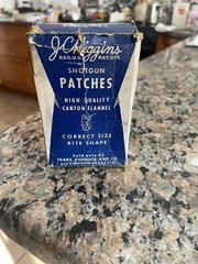 VTG Collectible JC Higgins Shotgun Cleaning Patches with Box by Sears Roebuck
