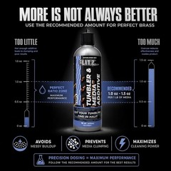 FLITZ Tumbler Media Additive 16oz/473ml Bottle TA04806 (SEE VIDEO)