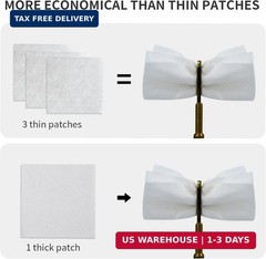 PINGMIC Gun Cleaning Supplies, 2″ Lint Free Patches, Highly Absorbent Square Clo