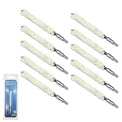 Gun Cleaning Cotton Mops .22 Caliber Brushes – 10 Pack for 8-22 Threaded Barrels