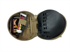 OTIS 9mm Pistol Cleaning Kit Military Coyote Brown MOLLE Case