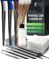 Gun Cleaning Kit Complete – 3″ Gun Cleaning Patches 9mm / 5.56 / 12ga, Double He
