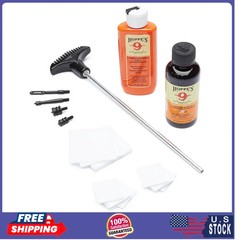 Hoppe’s No. 9 Cleaning Kit for .38 .357 Caliber and 9mm Pistol with Aluminum Rod