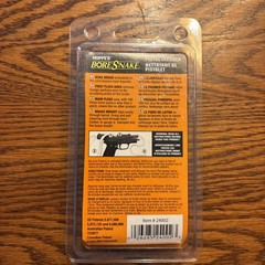 Hoppe’s Bore Snake Original Pistol Cleaner for .380 .38 .357 9mm
