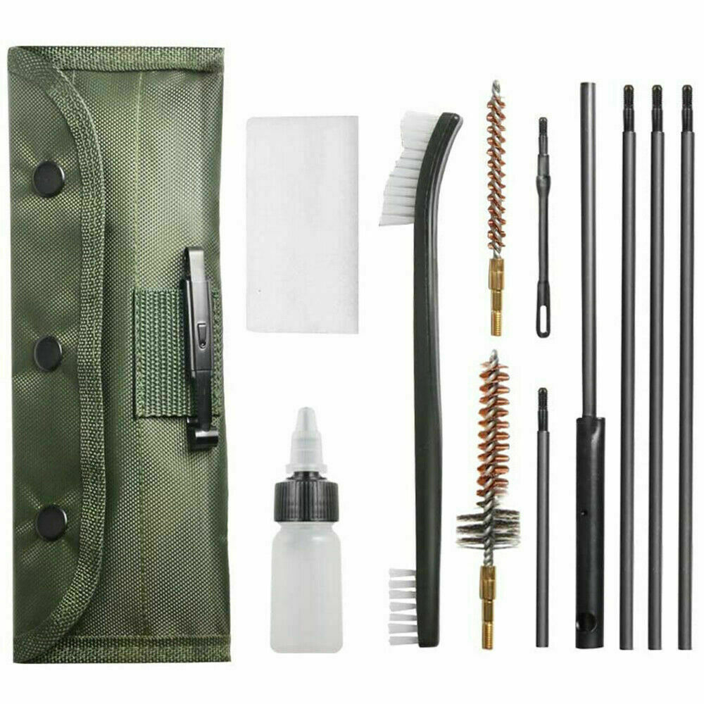 Rifle Gun Cleaning Kit Set for 5.56mm .223 .22 Caliber Nylon Brush Cleaner