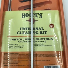 Hoppes No 9 Universal Cleaning Kit All Caliber/Gauges Rod Patches Lube UOB 12-18