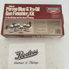Vintage Birchwood Casey Deluxe Perma Blue & Tru-Oil Complete Finishing Kit
