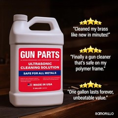 Ultrasonic Gun Cleaning Solution 1 Gallon/128oz [Made in USA] Concentrated