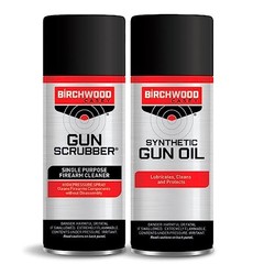 Birchwood Casey Gun Scrubber/Synthetic Aerosol Oil Combo 1-1/4 Ounce 33329