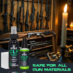Gun Cleaner and Lubricant CLP Gun Oil Cleaning Kit Universal Spray Solvent 2Oz &