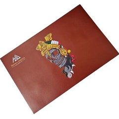 Custom Pistol LEATHER GUN CLEANING MAT Colt, Glock, handguns measure 11″ x 17″