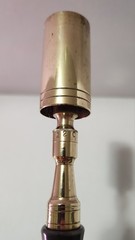 Brass Bore Brushes James Dixon & Sons K Skeggles England Eley Turn Screw Vintage