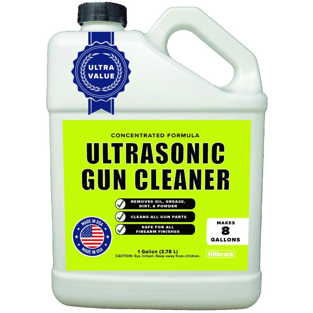 Ultrasonic Gun Cleaner – Makes 8 Gallons – Tillbrook Concentrated Ultrasonic Gun
