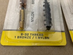 OTIS 6.8mm/.270 CAL Nylon & Bronze Bore Brushes Lot of 2 Packs 4 Total Brushes