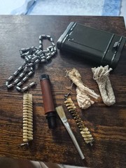 K98 mauser cleaning kit in metal case