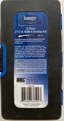 DAC GUNMASTER CLEANING KIT .17 CAL W/PULL Thru ROD & 6PC DRIVER BIT SET GM17LR
