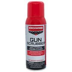 Birchwood Casey GUN SCRUBBER • AEROSOL • FIREARM CLEANER • HIGH PRESSURE SPRAY