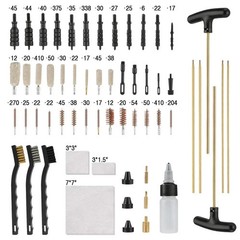 Universal Gun Cleaning Kit Pistol Shotgun Handgun Rifle Firearm w/Case
