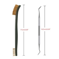 9X Gun Cleaning Kit For Rifle Pistol Handgun Shotgun Cleaning Set Gun Brush E4