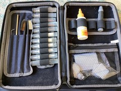Allen Krome Cleaning Kit Multi-Caliber Handgun 14 Piece w/ pad