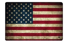 Rogue River Tactical Tattered USA American Flag Gun Cleaning Mat Bench Pad Gi…