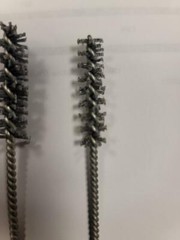 Hightbrush 104540 3/8”x 3.5” Sanding tube Brush Silicon Carbide120grit 3 pack