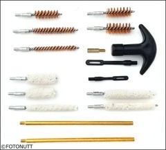 Pistol Cleaning Kit Carrying Case for Caliber Hand Guns 22 357 38 270 40