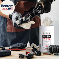 Gun Cleaning Supplies: 120 Gun Cleaning Wipes, 5″X7″ CLP Gun Cleaner Lubricant –