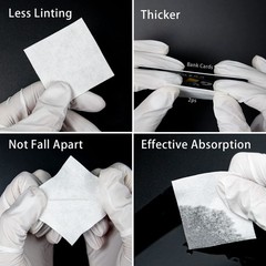 Thicker Cleaning Patches, 2” Highly Absorbent Low- Free Patches, for .22-.45…