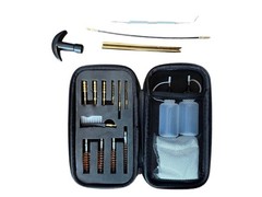 Universal Handgun Cleaning Kit 18 Piece Set Brass Components 22,.357,.38,9mm,.45