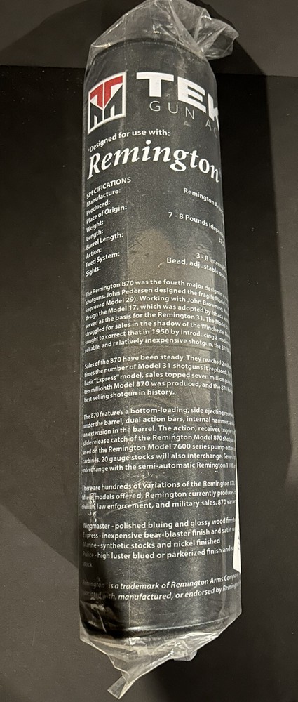 TekMat Remington 870 Cleaning Mat 12″ x 36″ Black w/ TekTowel R36-REM-870