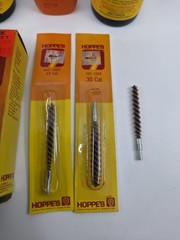 HOPPE’S NO. 9 Lot Nitro Solvent Oil Grease Gun Cleaning Kit .22 .30 Cal Brushes