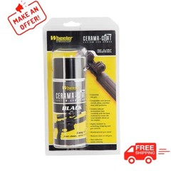 Wheeler 468993 Cerama Coat Black Aerosol 4 oz for Metal