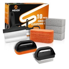 Griddle Cleaning Kit for Blackstone, Flat Top Grill Cleaning Kit with Grill