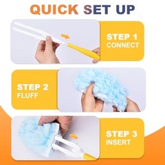 50-Pack Duster Refills for Swiffer Duster – Disposable Duster Kit