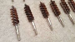Bore Cleaning Brushes (12) for .40 .41 Caliber Guns 10mm 40 S&W/.41 Cal. Pistol
