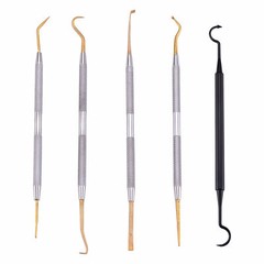 Rifle Cleaning Brushes & Picks in Case Stainless Steel Gunsmith Armorer Pick Kit