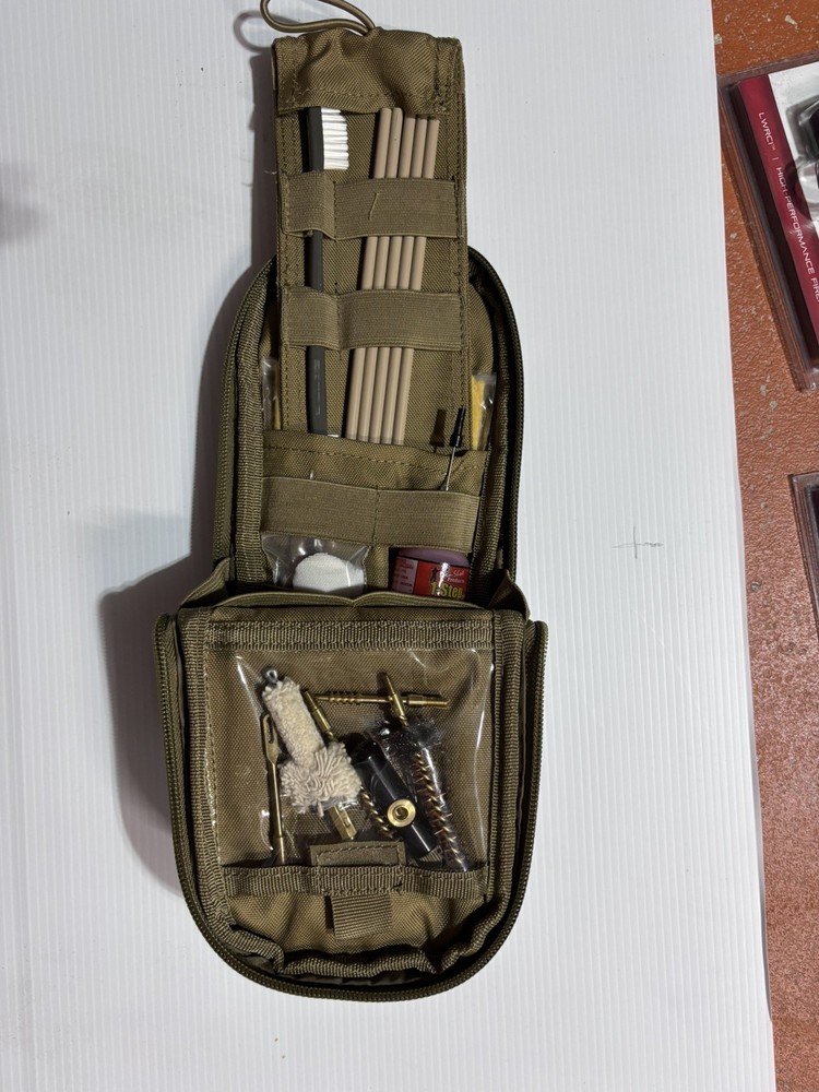 Pro-Shot .223 Cal/5.56mm Riffle Cleaning Kit with Coyote Tactical Carry Pouch