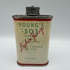 Vtg Parker & Hale British Made .303” Rifle Cleaning Kit Canvas Roll-up Bag